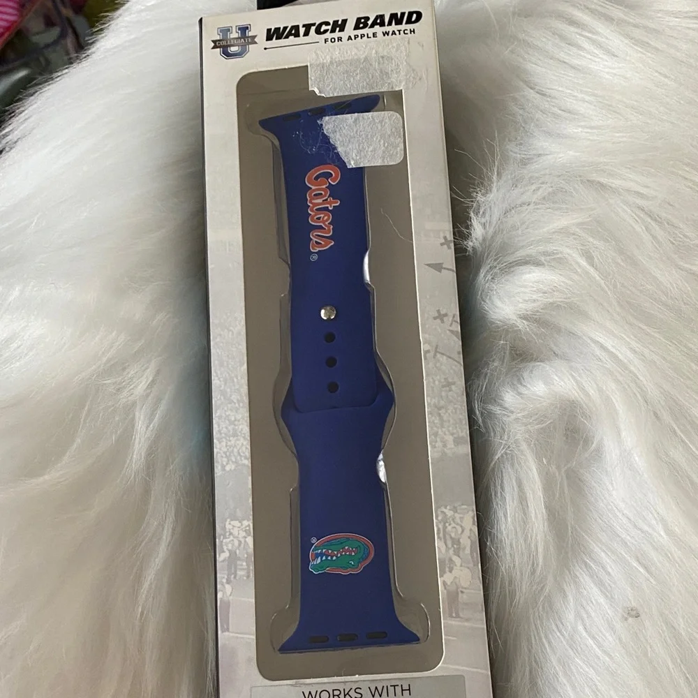 Gators Blue Silicone Watch Band for Apple Watch/ NIB